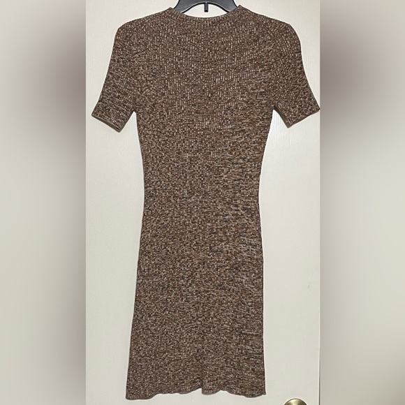 Madewell Sheath Sweater Dress Multi Color Mock Neck Short Boho Women’s Sz Small - Picture 2 of 3